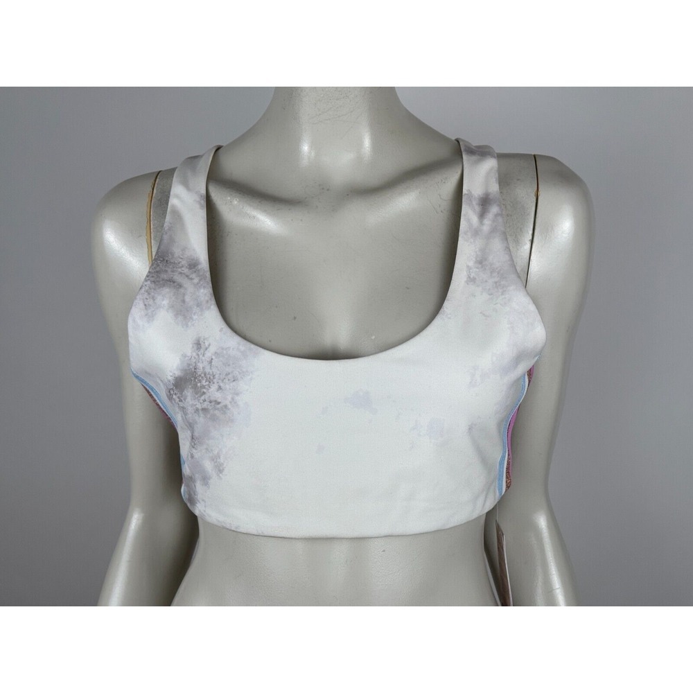 Spiritual Gangster Studio Sports Bra w/ Tape Women XL NWT $68 Athletic Gym Run